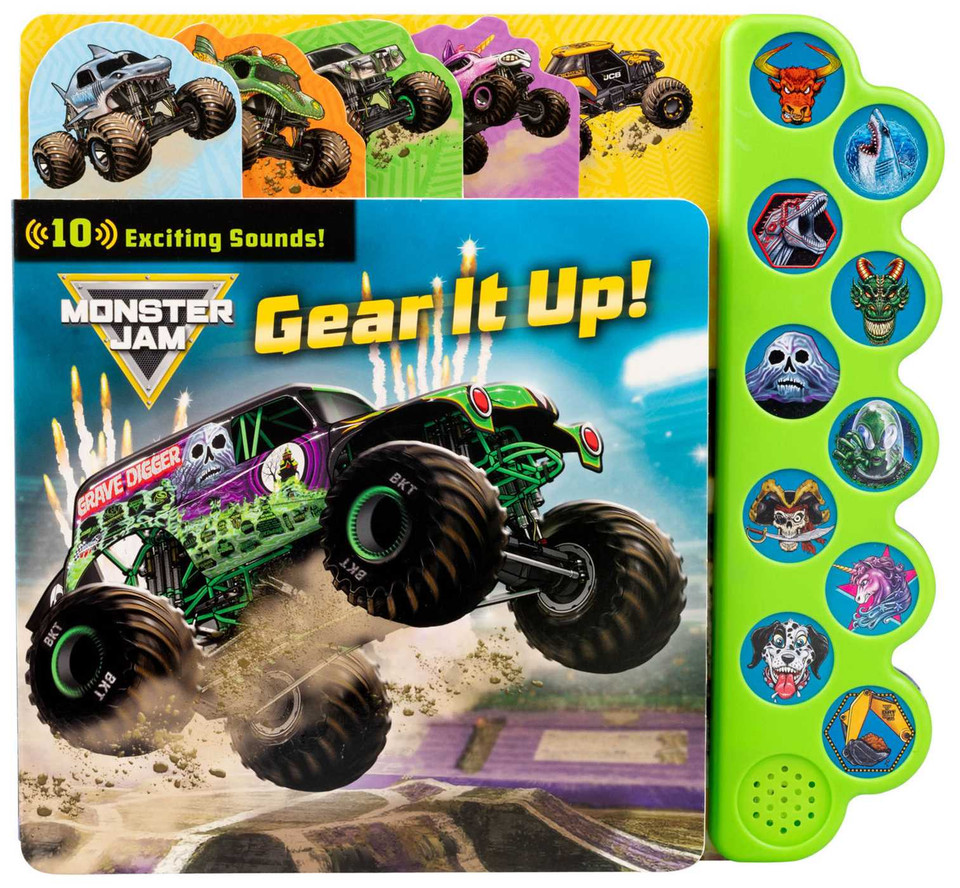 Monster Jam: Gear it Up! (10-Button Sound Books) book cover by Delaney Foerster