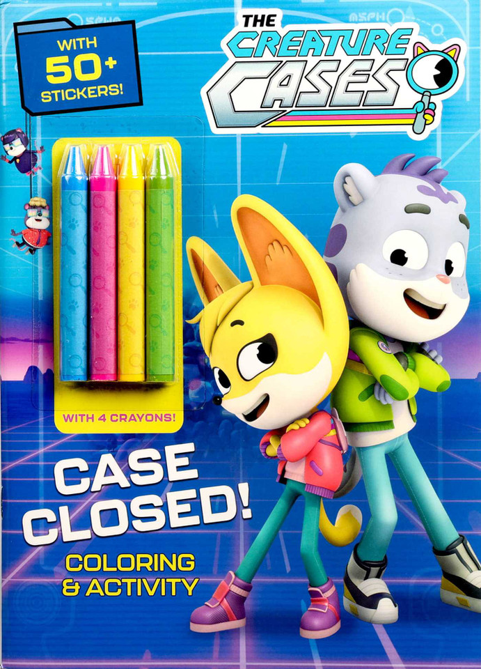 Creature Cases: Case Closed! (Color & Activity with Crayons) book cover by Maggie Fischer