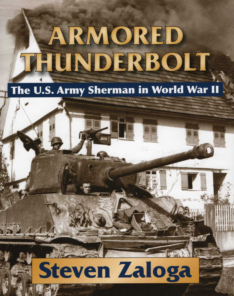 Armored Thunderbolt book cover by Steven Zaloga