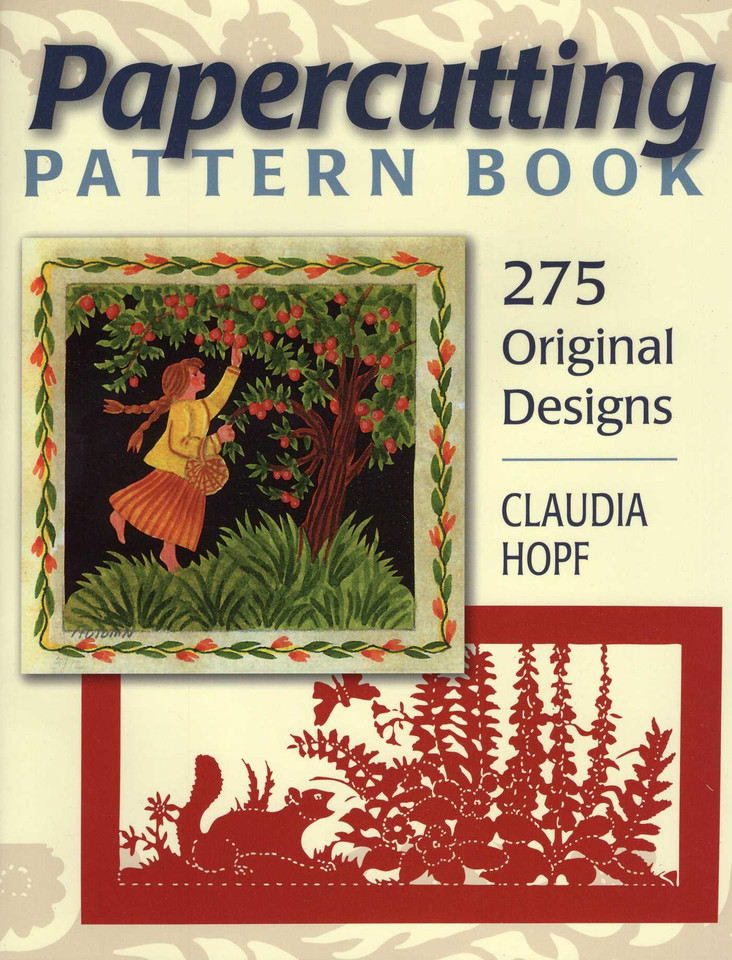 Papercutting Pattern Book book cover by Claudia Hopf