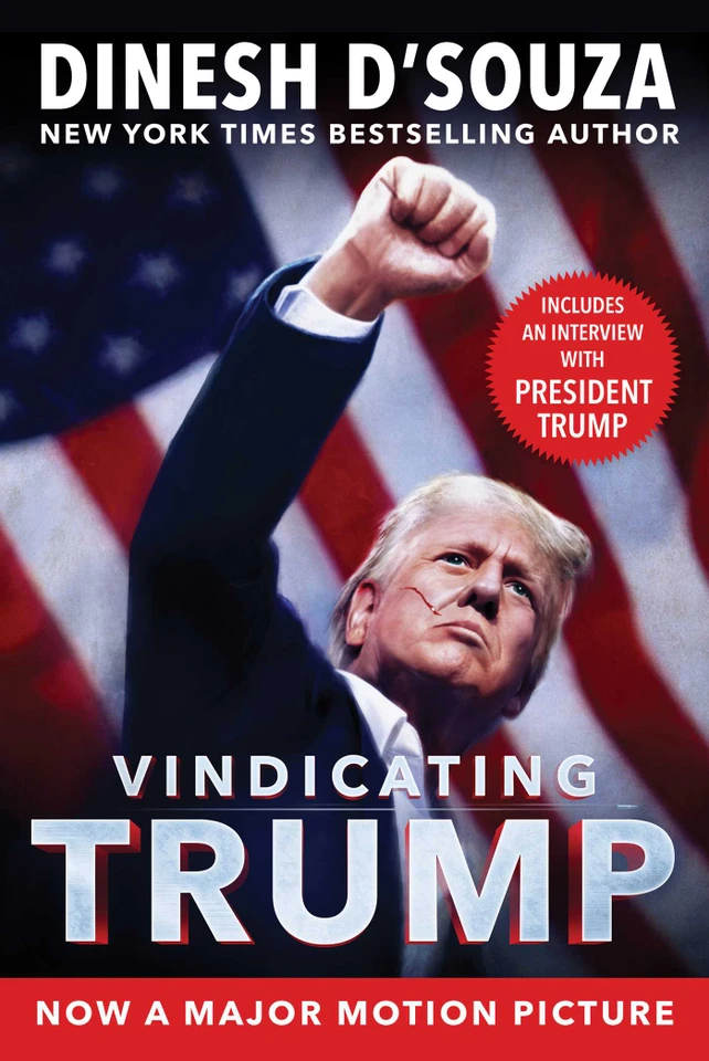 Vindicating Trump book cover by Dinesh D'Souza