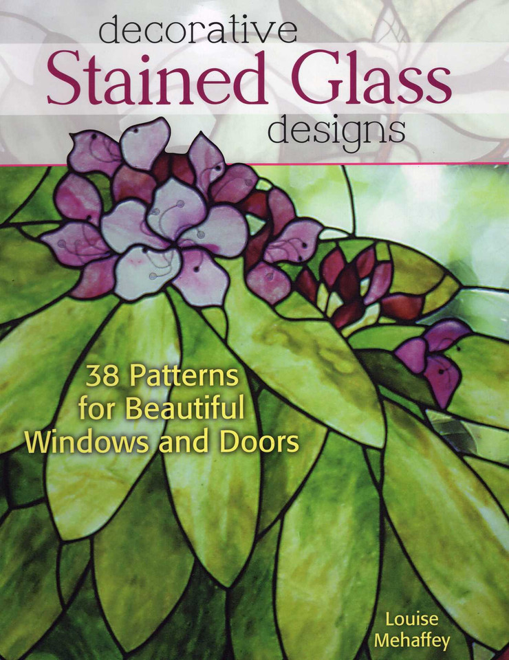 Decorative Stained Glass Designs book cover by Louise Mehaffey