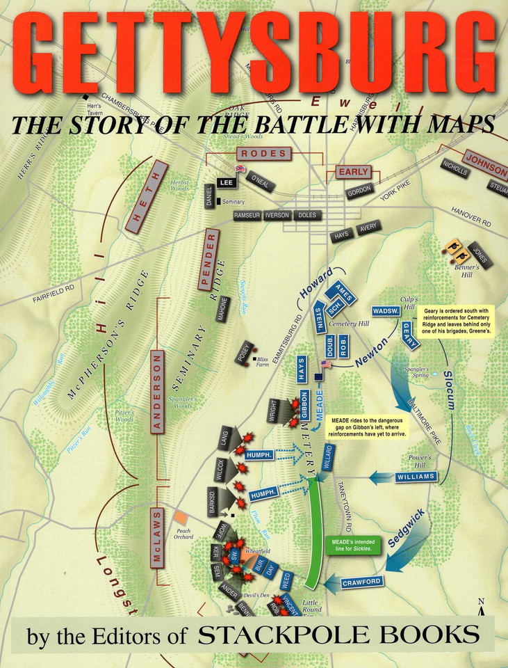 Gettysburg book cover by M. David Detweiler, David Reisch