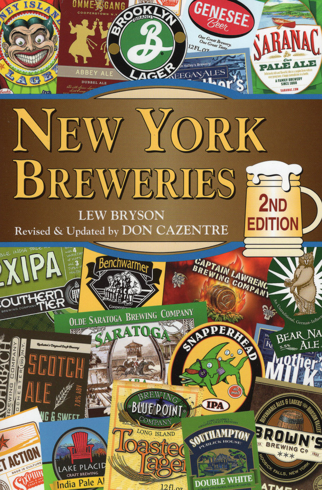 New York Breweries (Breweries Series) book cover by Lew Bryson, Don Cazentre