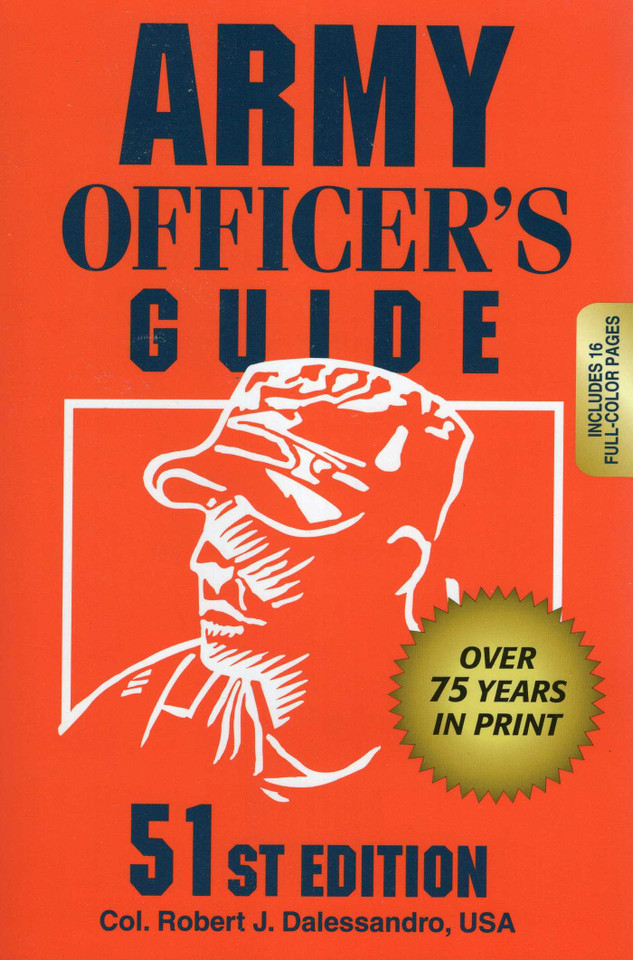 Army Officer's Guide book cover by Robert J. Dalessandro