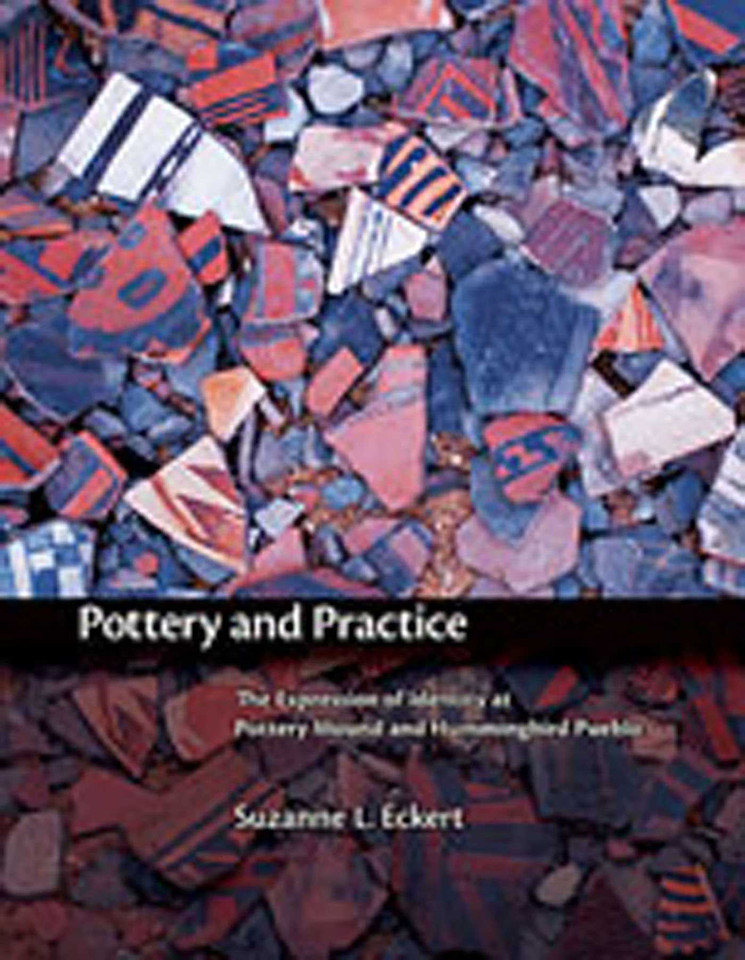 Pottery and Practice: The Expression of Identity at Pottery Mound and Hummingbird Pueblo book cover by Suzanne L. Eckert