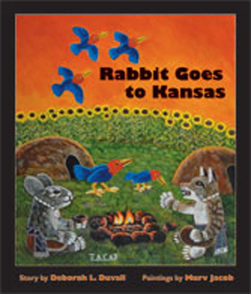 Rabbit Goes to Kansas book cover by Deborah L. Duvall