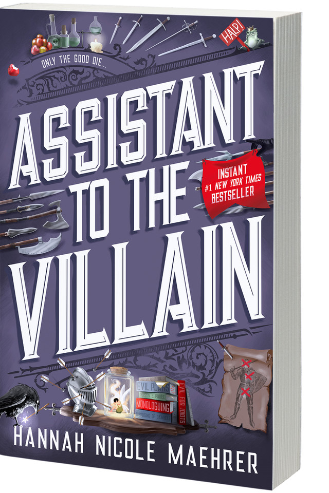 Assistant to the Villain: A Cozy Fantasy Romantic Comedy from a TikTok Sensation (Assistant and the Villain #1) book cover by Hannah Nicole Maehrer