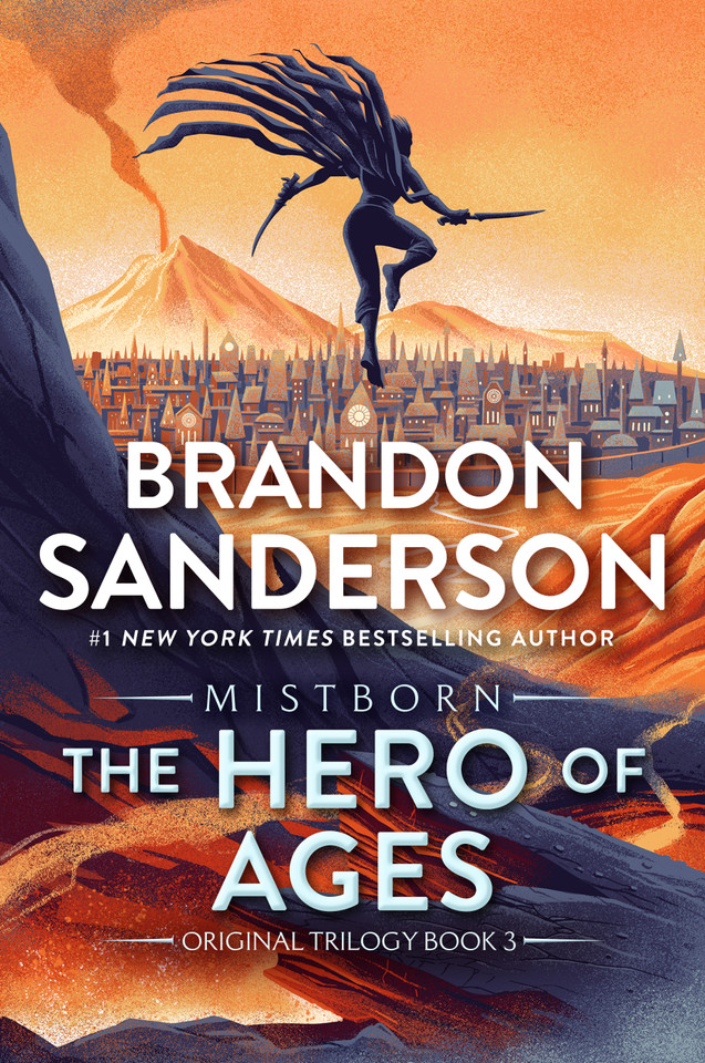 The Hero of Ages: Book Three of Mistborn book cover by Brandon Sanderson
