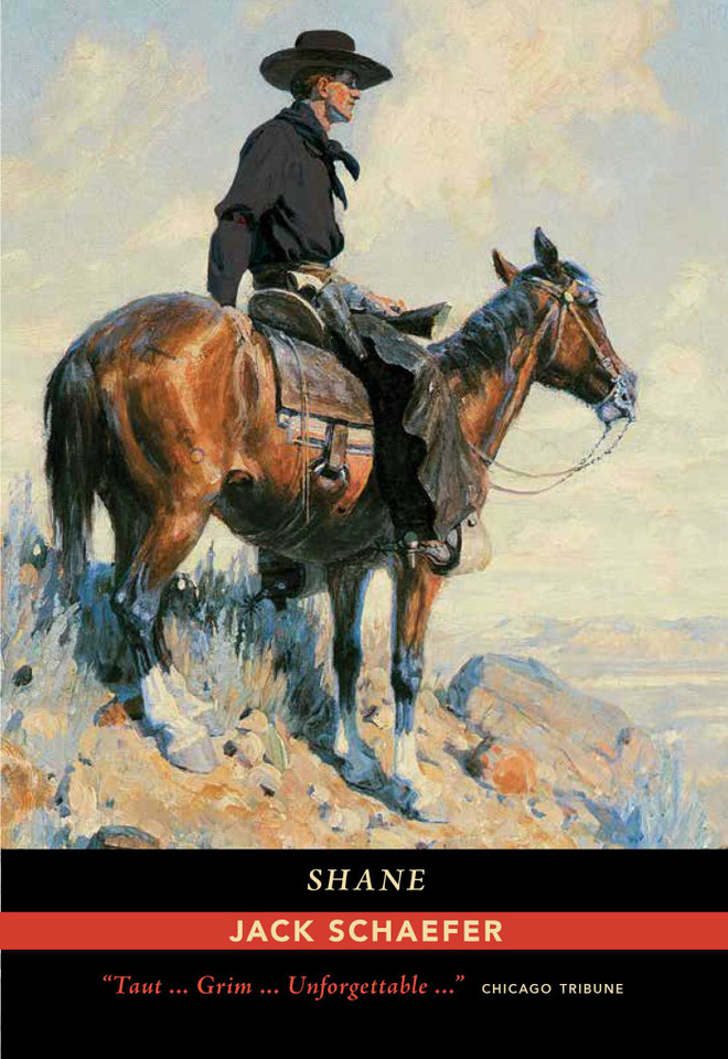 Shane book cover by Jack Schaefer