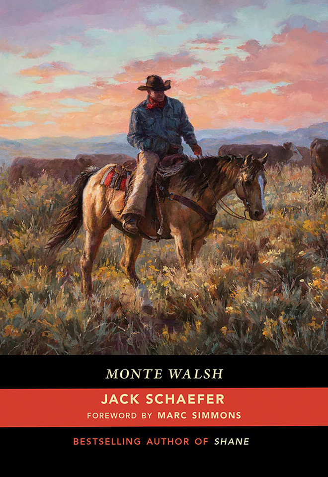Monte Walsh book cover by Jack Schaefer