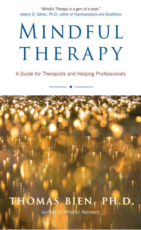 Mindful Therapy: A Guide for Therapists and Helping Professionals book cover by Thomas Bien