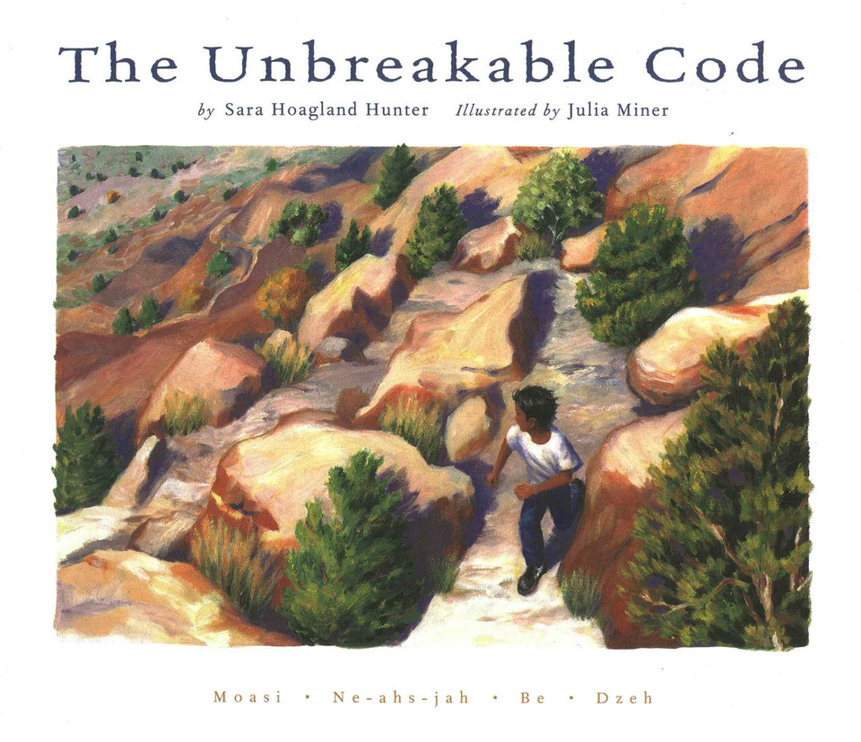 Unbreakable Code book cover by Sara Hoagland Hunter