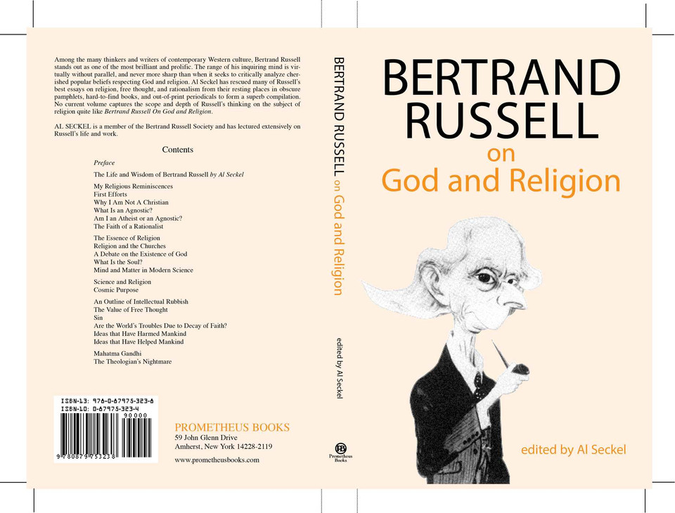 Bertrand Russell on God and Religion book cover by Bertrand Russell