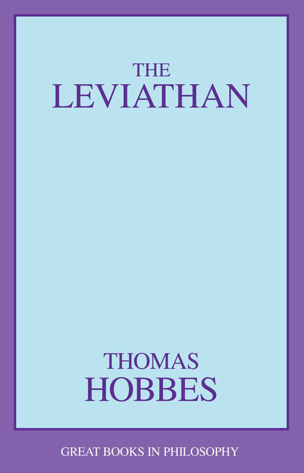 Leviathan book cover by Thomas Hobbes