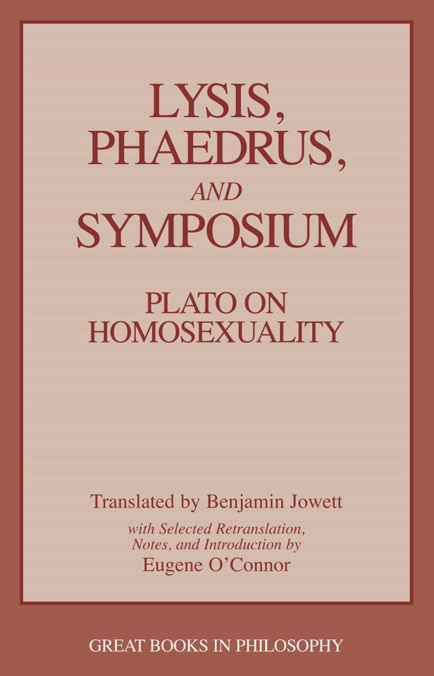 Lysis, Phaedrus, and Symposium book cover by Plato
