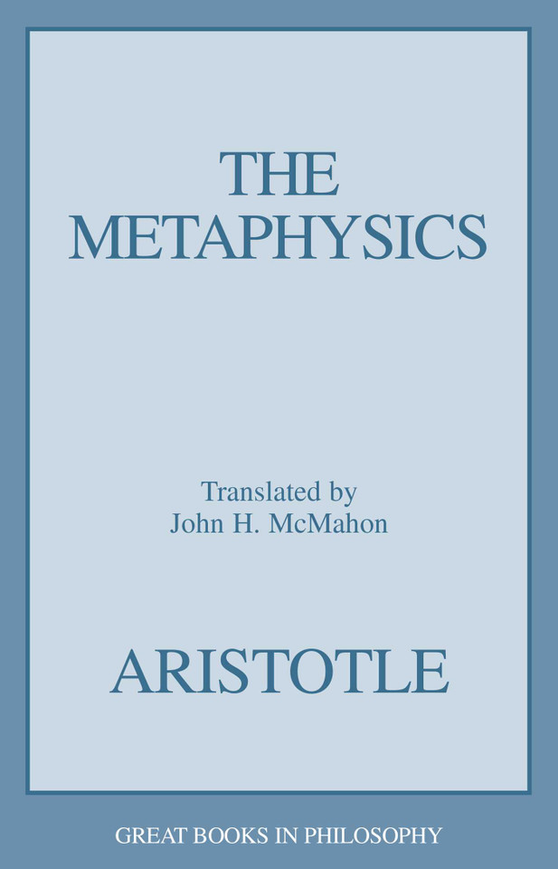 Metaphysics book cover by Aristotle, John H. McMahin