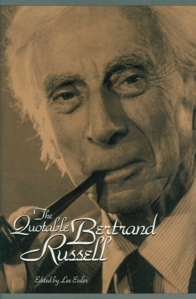 Quotable Bertrand Russell book cover by Lee Eisler