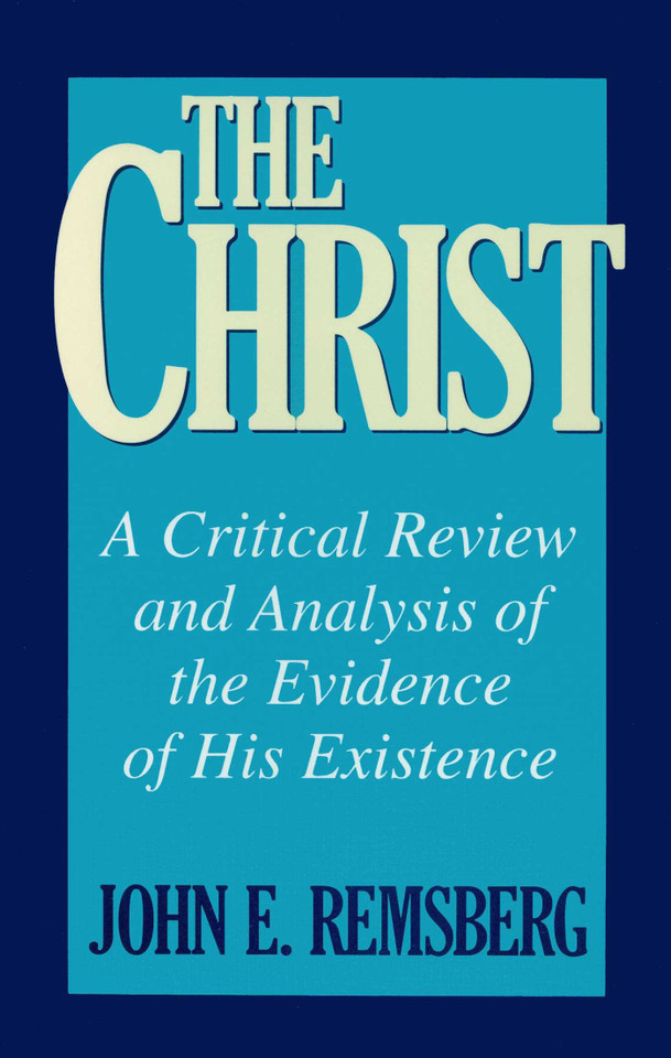 Christ book cover by John E. Remsburg