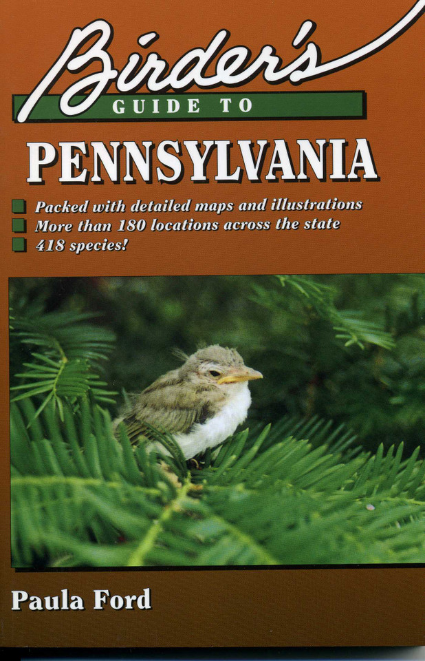 Birder's Guide to Pennsylvania book cover by Paula Ford