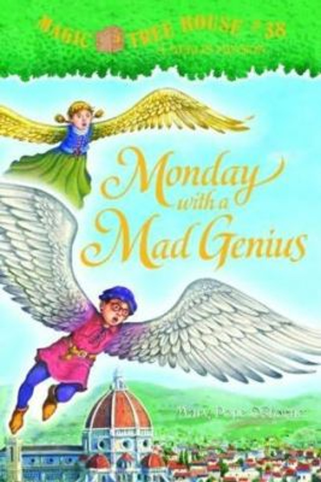 Magic Tree House #38: Monday with a Mad Genius Cover Magic Tree House #38: Monday with a Mad Genius Cover