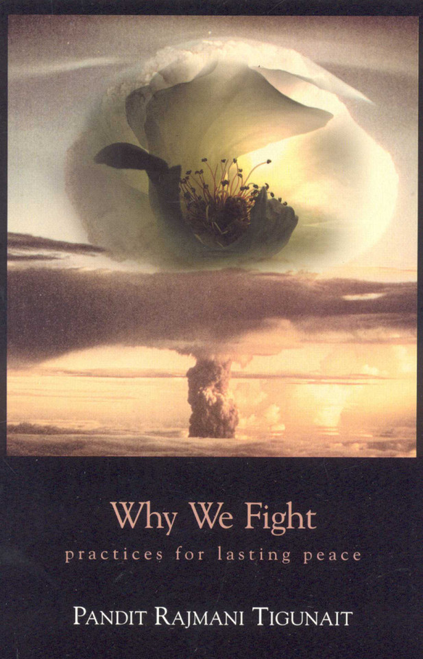 Why We Fight: Practices for Lasting Peace book cover by Pandit Rajmani Tigunait