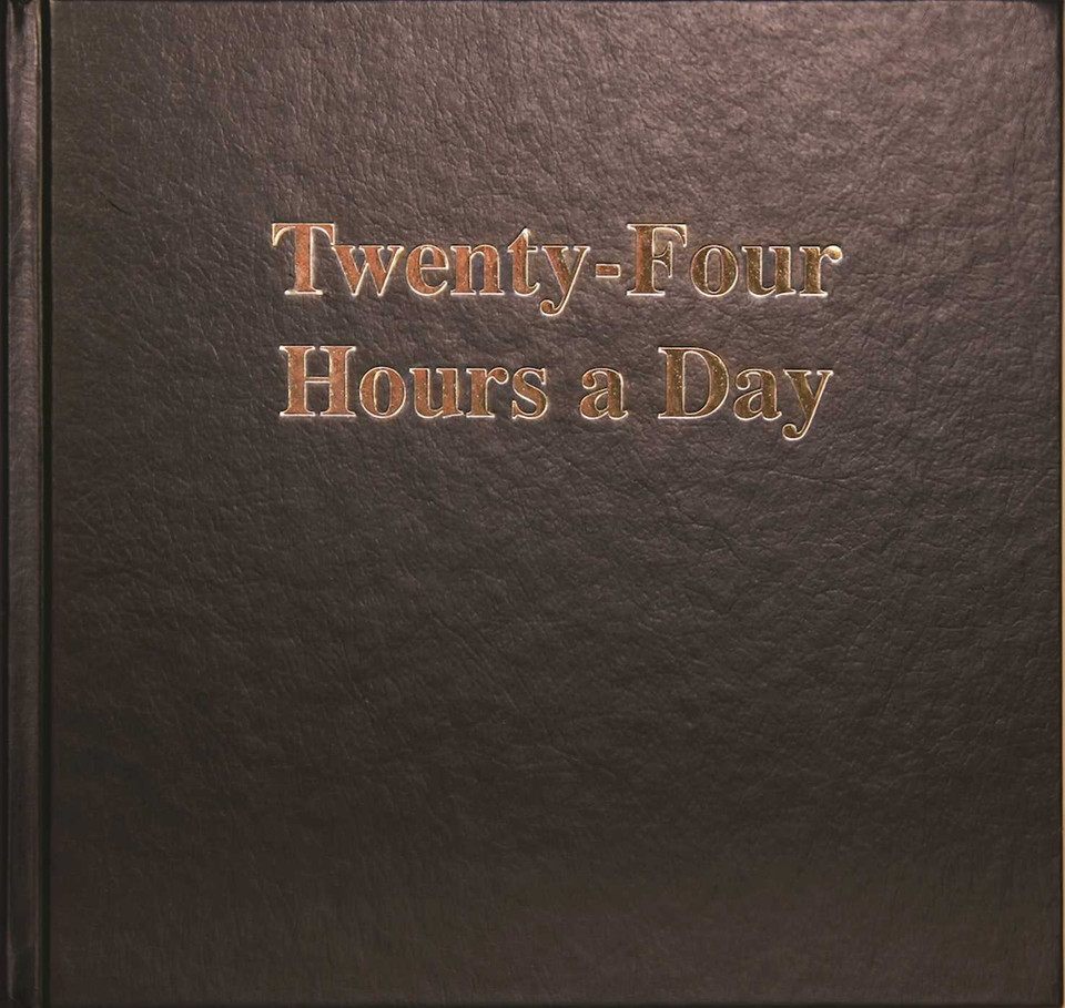 Twenty-Four Hours a Day Larger Print book cover by Anonymous