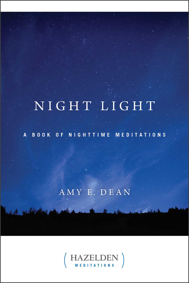 Night Light: A Book of Nighttime Meditations (Hazelden Meditations) book cover by Amy E Dean