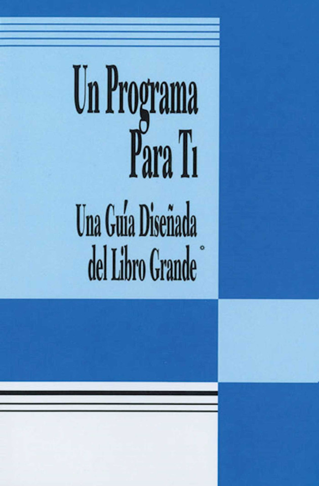Un Programa Para Ti (A Program for You Book): Una Guia Disenada del Libro Grande book cover by Anonymous