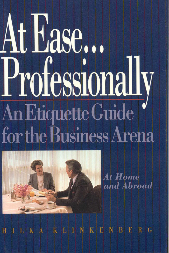 At Ease... Professionally book cover by Hilka Klinkenburg
