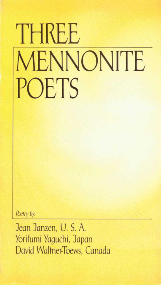 Three Mennonite Poets book cover by Jean Janzen