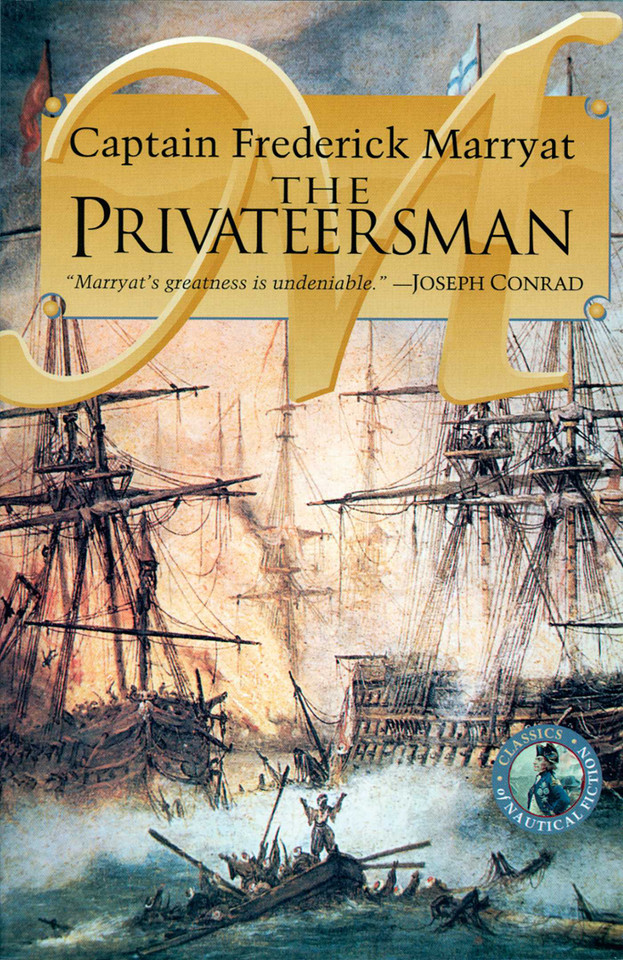 The Privateersman book cover by Frederick Marryat