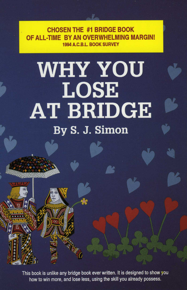 Why You Lose at Bridge book cover by S. J. Simon