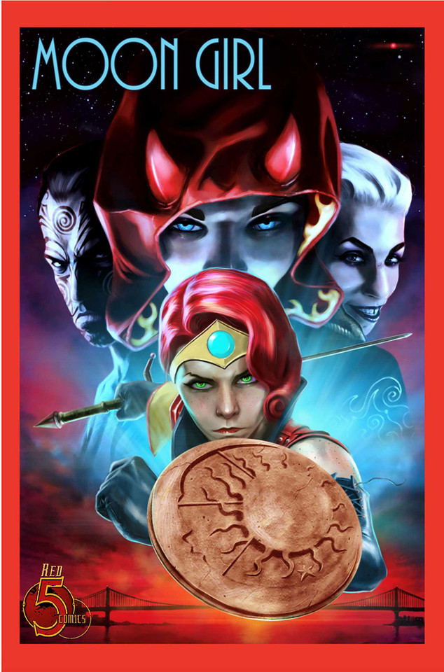 Moon Girl (Moon Girl) book cover by Tony Trov, Johnny Zito