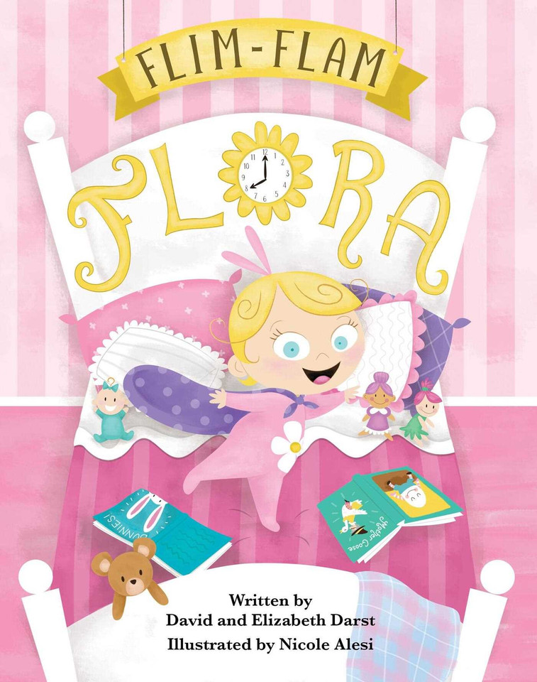 Flim-Flam Flora book cover by Elizabeth Darst, David Darst