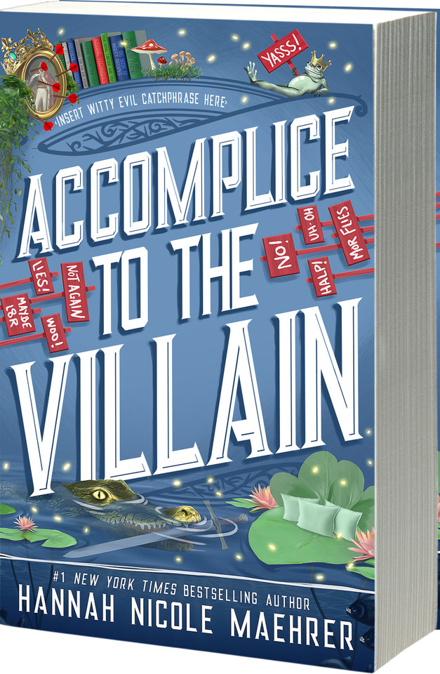 Accomplice to the Villain: A Cozy Fantasy Romantic Comedy (Assistant and the Villain #3) book cover by Hannah Nicole Maehrer