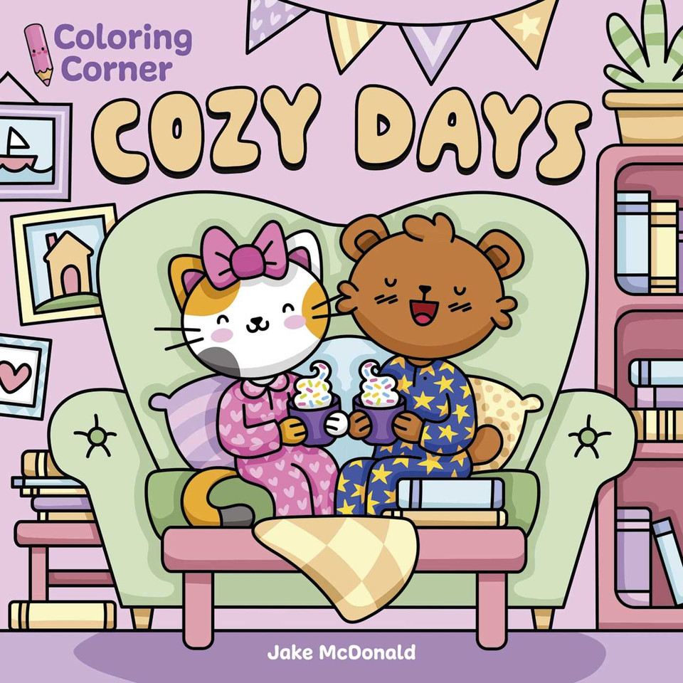 Coloring Corner: Cozy Days (Coloring Corner) book cover by Jake McDonald