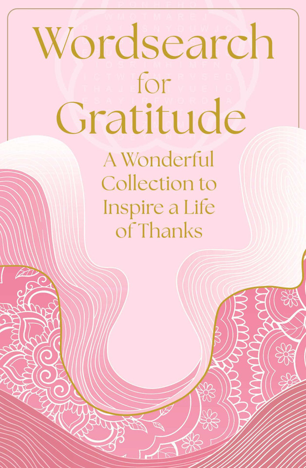 Wordsearch for Gratitude book cover by Eric Saunders