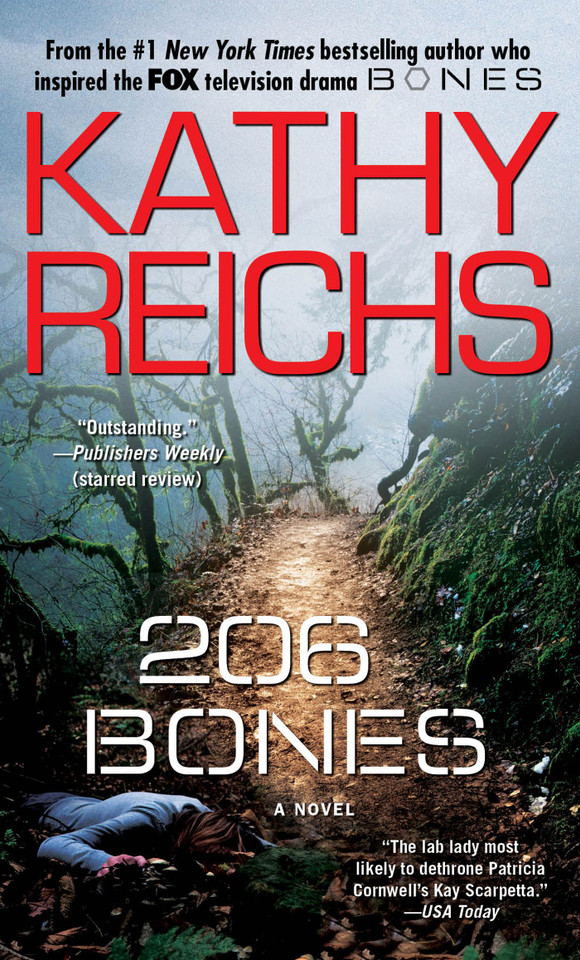 206 Bones: A Novel (A Temperance Brennan Novel) book cover by Kathy Reichs