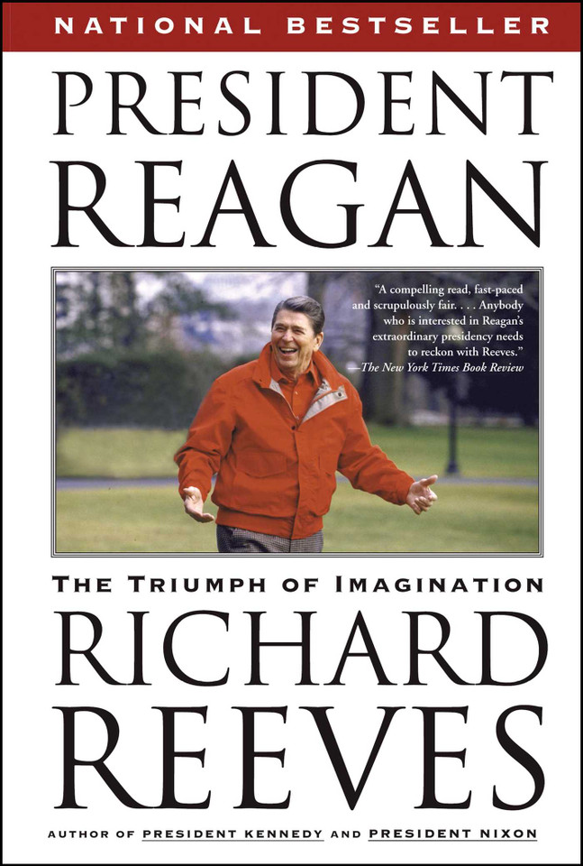 President Reagan: The Triumph of Imagination book cover by Richard Reeves
