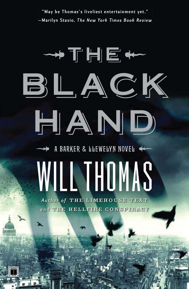 The Black Hand: A Barker & Llewelyn Novel book cover by Will Thomas