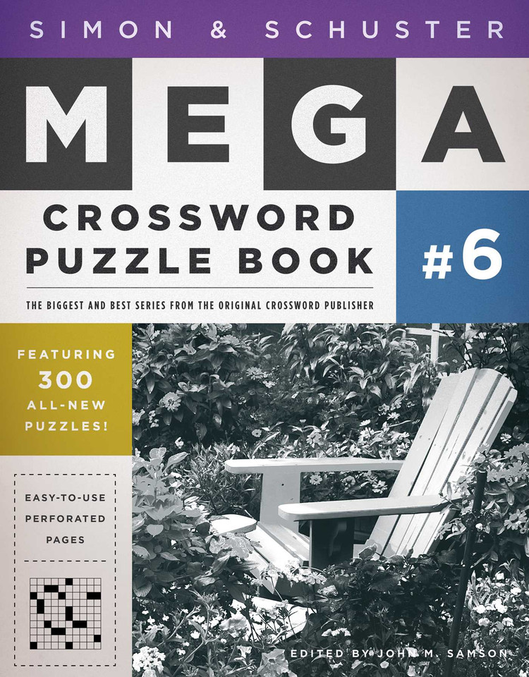 Simon & Schuster Mega Crossword Puzzle Book #6 (S&S Mega Crossword Puzzles) book cover by 