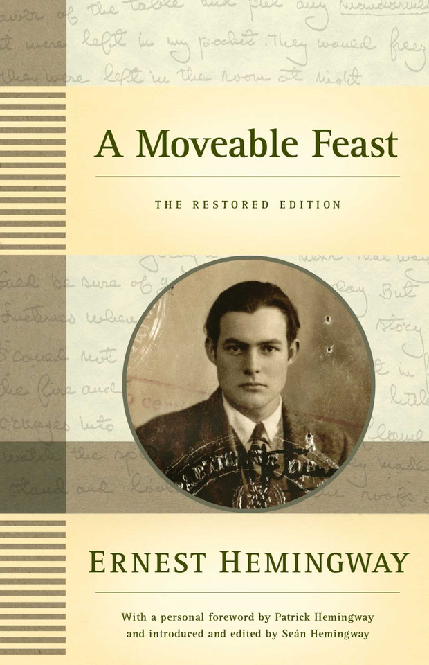 A Moveable Feast: The Restored Edition book cover by Ernest Hemingway
