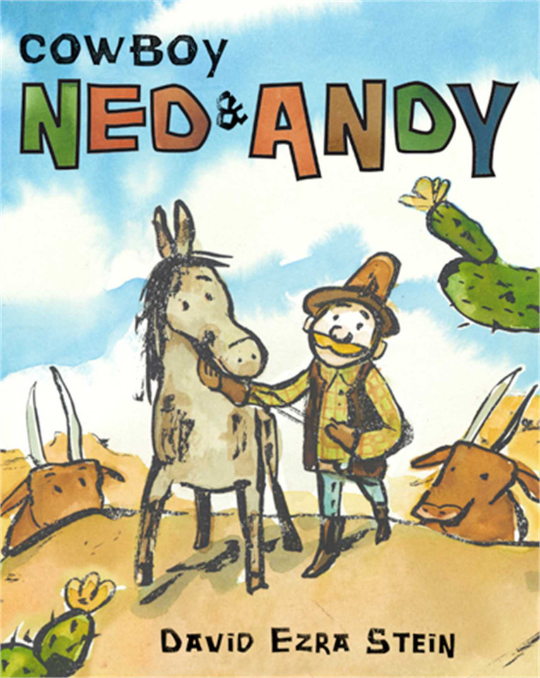 Cowboy Ned & Andy book cover by David Ezra Stein