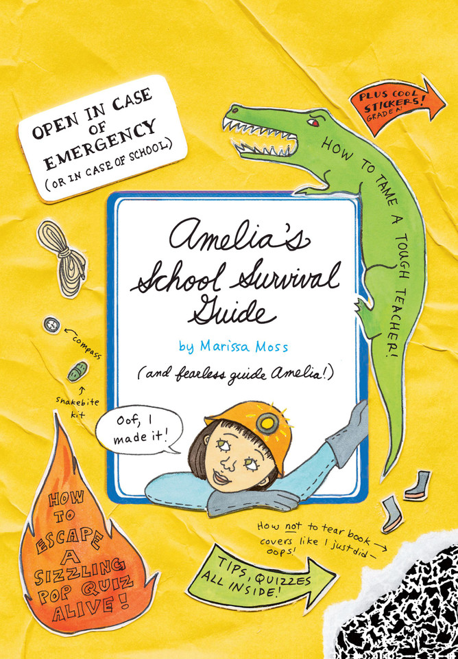 Amelia's School Survival Guide (Amelia) book cover by Marissa Moss