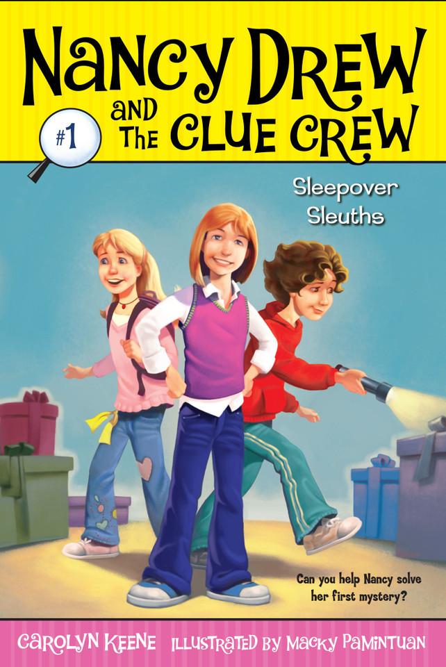 Sleepover Sleuths (Nancy Drew and the Clue Crew) book cover by Carolyn Keene