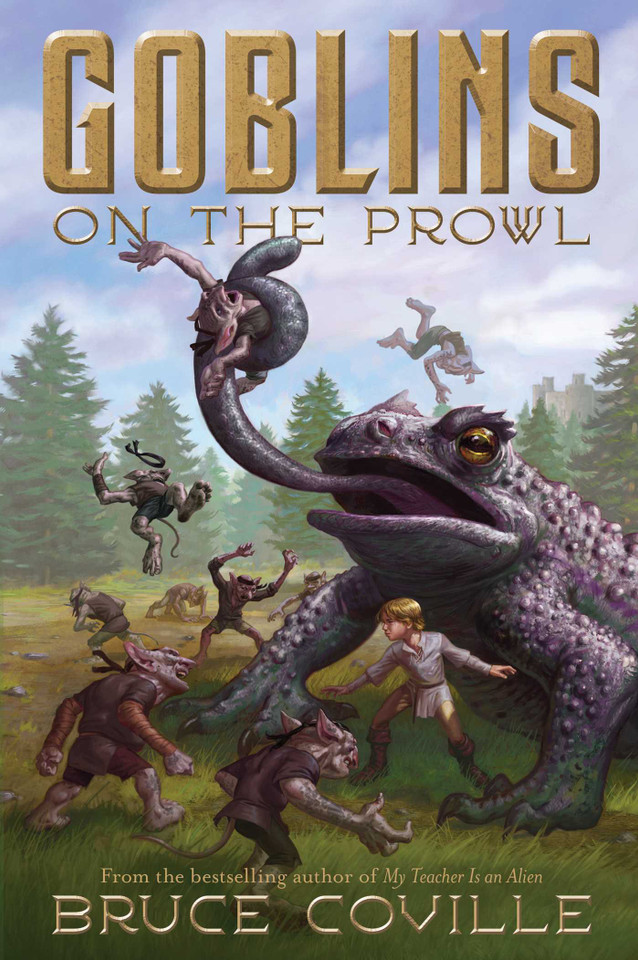 Goblins on the Prowl book cover by Bruce Coville