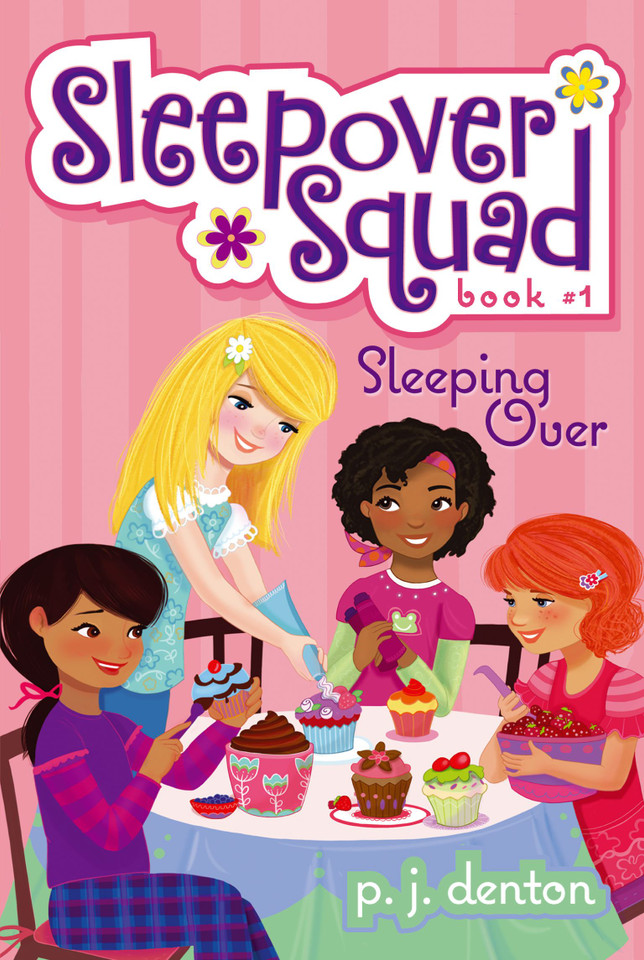 Sleeping Over (Sleepover Squad) book cover by P. J.  Denton