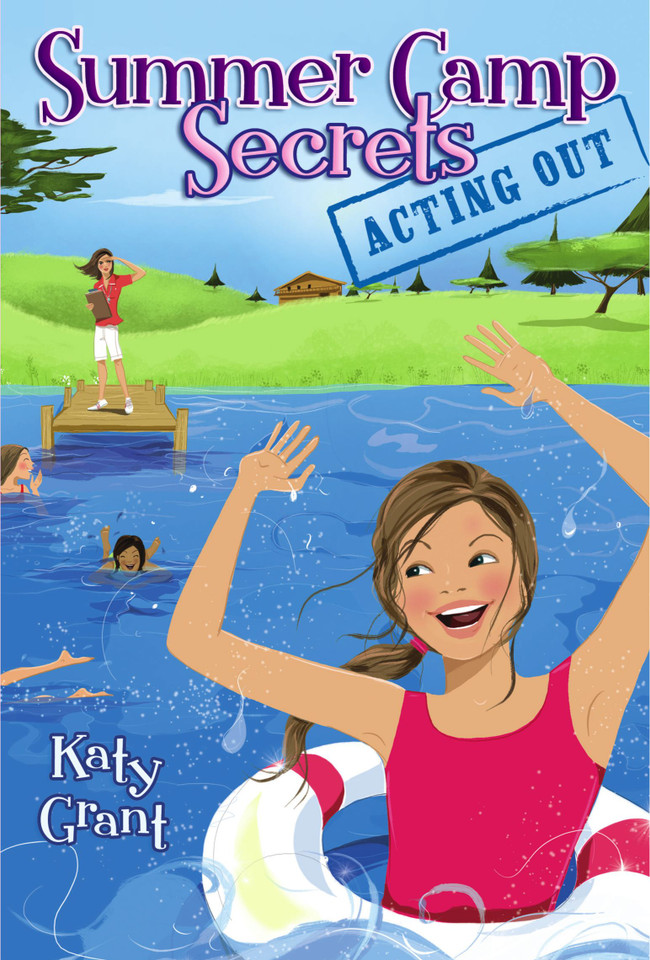 Acting Out (Summer Camp Secrets) book cover by Katy Grant