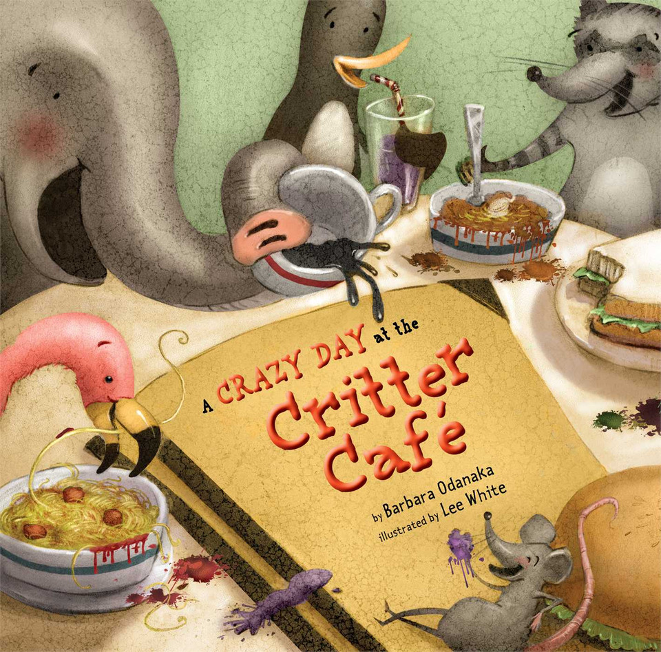 A Crazy Day at the Critter Café book cover by Barbara Odanaka